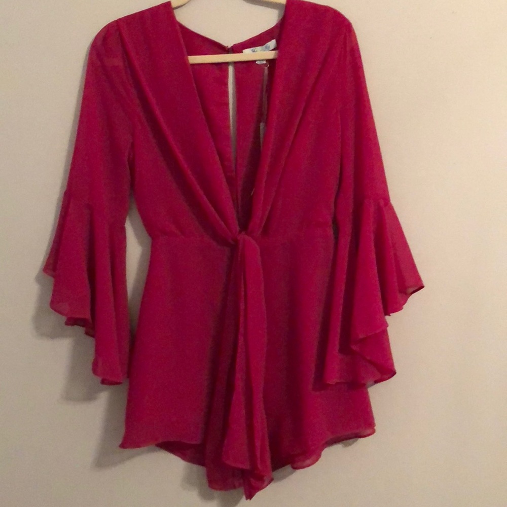 super cute front tie romper!!!